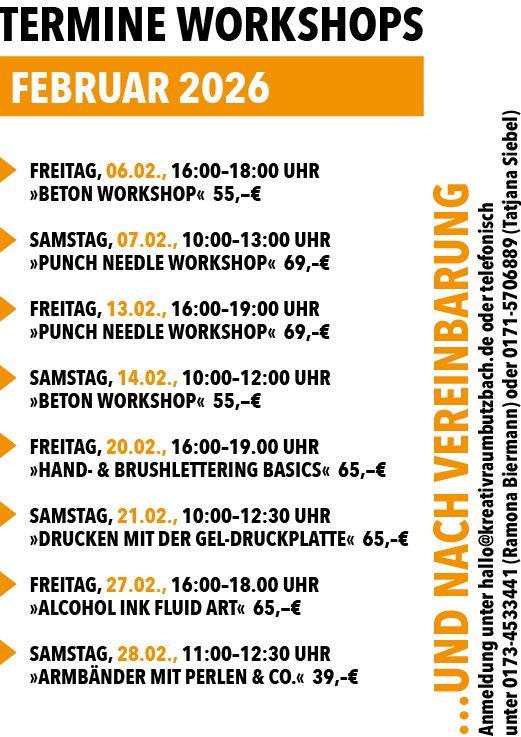 Workshoptermine September 2025